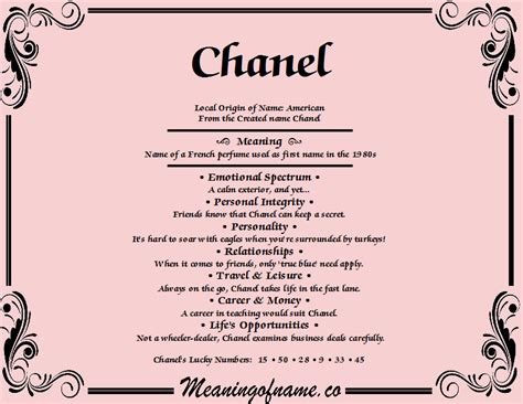 chanel meaning urban dictionary|what does chanel name mean.